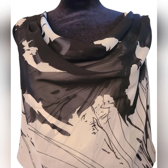 Express size SP  black/white dress - Picture 6 of 10